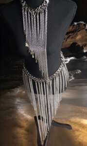 One of a kind Sexy Fringed Body Chain Ensemble