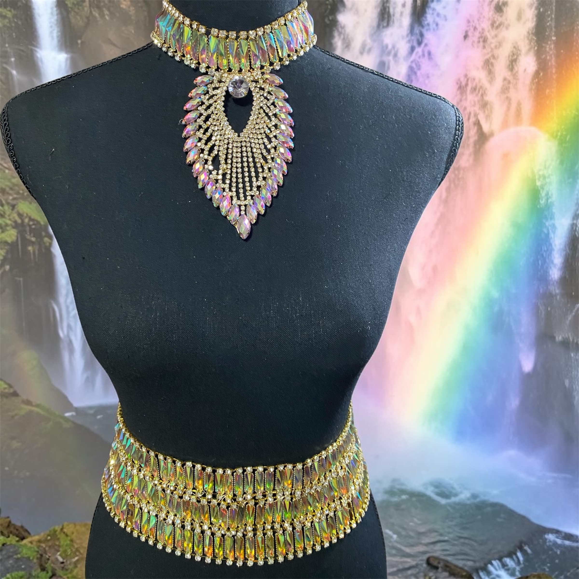 Two Piece Iridescent show stopper